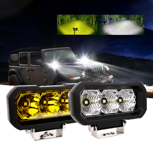 LYD-30W Amber <strong>Led</strong> Work Light 5&quot; Off Road Driving Fog Lamp Combo Work Light for Auto Auxiliary Lighting System - Product Image 2
