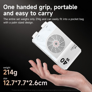 <strong>High</strong> Power Rechargeable Clip Video Conference Fill <strong>Light</strong> With Front Back Clip Adjustable 3 <strong>Light</strong> Mode Selfie <strong>Light</strong> for Phone - Product Image 2