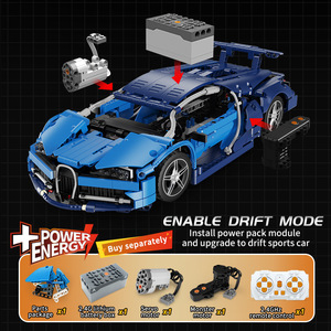 Kompatibel mit LEGO Elektro programmierung Fernbedienung Sportwagen Baustein Spielzeug - Product Image 4