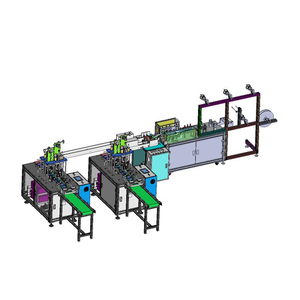 PLC <span class=keywords><strong>programming</strong></span> control with servo drive 3ply mask full automatic cnc making machine