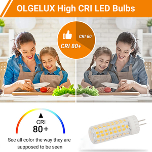7w 780lm G8 LED電球AC120V No-フリッカー360ビーム角度キャビネット下カウンターキッチン照明 - Product Image 4