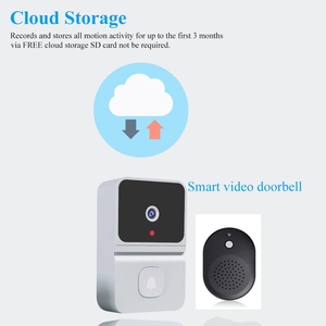 Z30 Smart Visual Doorbell Two <strong>Way</strong> <strong>Intercom</strong> Infrared Night Vision Remote Monitoring Security <strong>System</strong> Wifi <strong>Wireless</strong> Video Door Bell - Product Image 3
