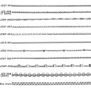 Latest Ready Stock 21 Different <strong>Chain</strong> Styles As Sample Package Solid Pure Jewelry 925 Sterling Silver <strong>Chain</strong> - Product Image 2