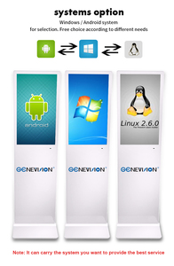 32 55 Inch Indoor Vertical Android WiFi <strong>LCD</strong> Advertising Kiosk Digital Signage Standee Floor Stand Text Graphics <strong>Display</strong> <strong>Function</strong> - Product Image 5