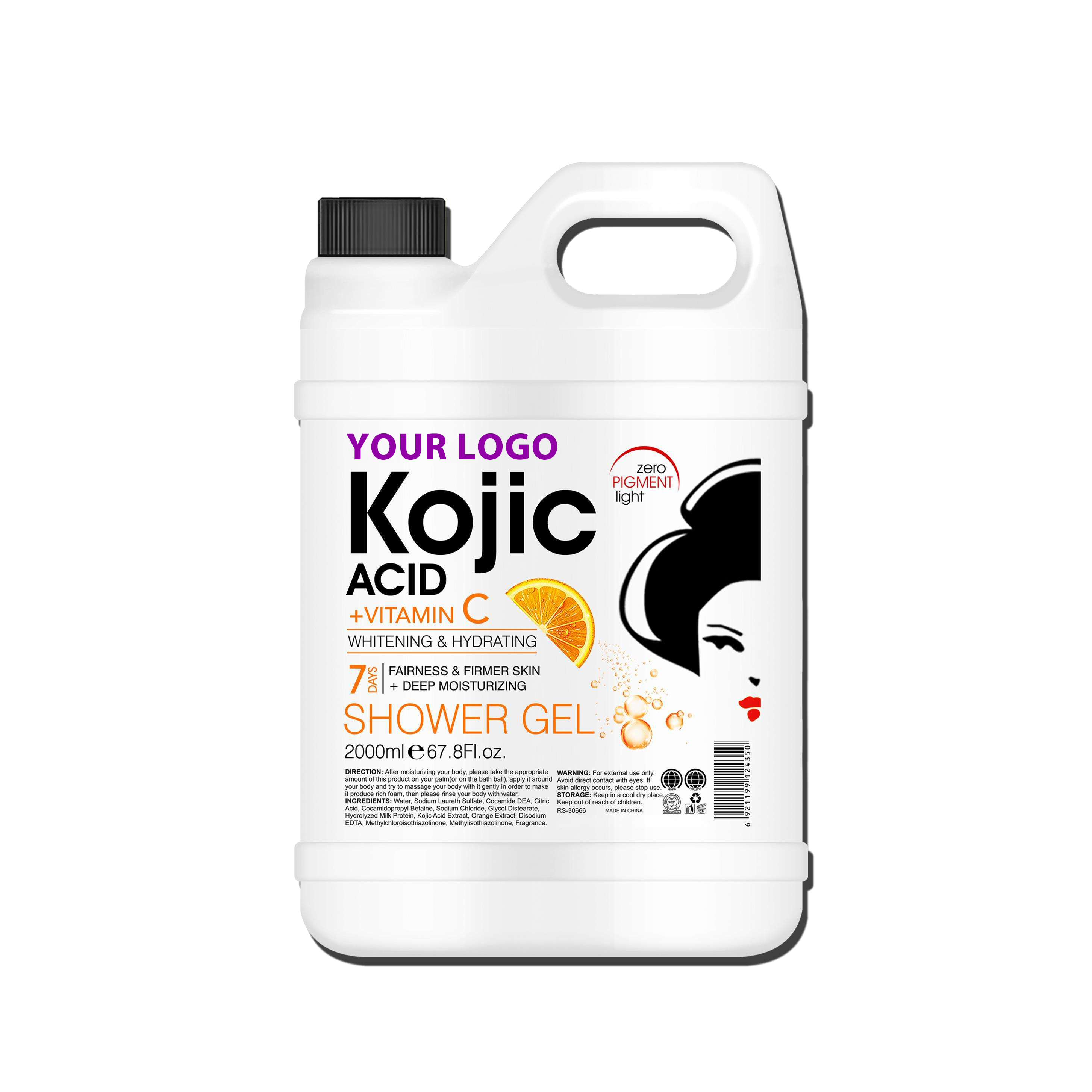 Nettoyant pour le corps à l'acide kojique