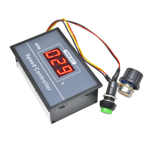 30A DC6V-60V PWM Motor drehzahl regler Digitale LED-Anzeige 0 ~ 100% Potentiometer-Schalter mit einstellbarem Spannungs regler - Product Image 3