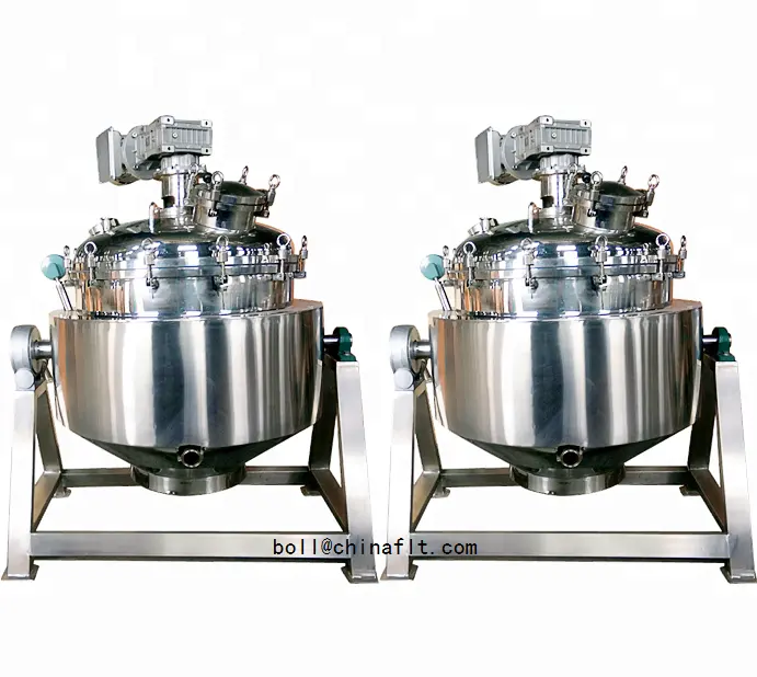 Automatic high capacity industrial candied fruit dried fruits making machine vacuum cooking kettle machine
