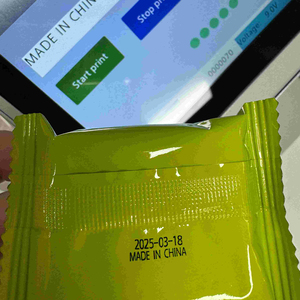 Mini impresora TIJ estática de escritorio portátil para codificación de número de lote de fecha de etiqueta de botella redonda - Product Image 5