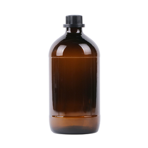 1000毫升2.5l琥珀色实验室玻璃试剂瓶，带螺帽 - Product Image 2