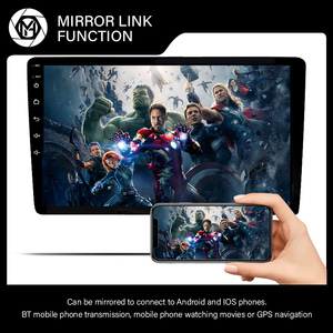 2Din 10 inç tam dokunmatik ekran araba radyo 2 + 32GB dikiz kamera ayna bağlantı mikrofon T3L marka araba için DVD OYNATICI yüksek özelliği - Product Image 6