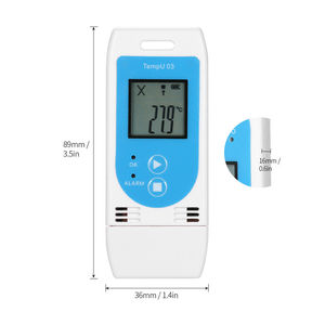 Temperatura y humedad multiusos Tzone Digital Registrador de datos de temperatura y humedad en tiempo real USB Tempu 03