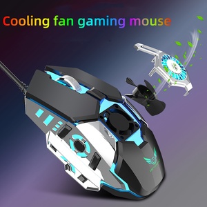 Gaxever Cooling Fan Mouse, kabel gebundene Makro programmierung, RGB-Beleuchtung, Gaming Competition Computer Mouse