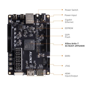 ALINX AX7035B XILINX Artix-7 XC7A35T FPGA scheda di sviluppo 14 Bit agna kit di valutazione con scheda A7 SoMs XC7A35T FPGA - Product Image 3