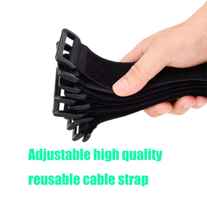 Factory Cusotom Adjustable Nylon Soft Fabric Strap Hook and Loop Customizable Factory Logo and Various Colors <strong>Velcroes</strong>