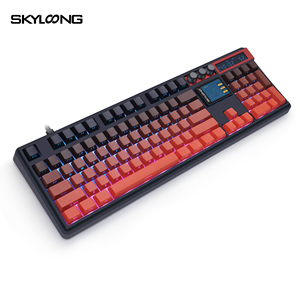 Skyloong Teclado mecánico para juegos de 104 teclas Nueva llegada 8000mAh 2,4 GHz para Bluetooth 5,0 Función de calculadora Compatible WIN para - Product Image 3
