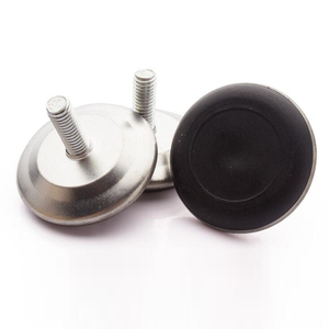 0.32 0.4英寸自流平家具滑行脚金属桌椅腿塑料调平滑道 - Product Image 1