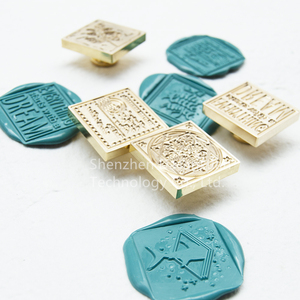 Fabrika klasik kişiselleştirilmiş özel Logo takımı set etiket stempel mühür mumu damgası