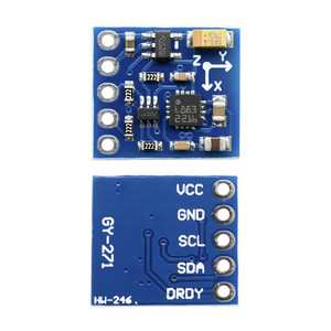 Módulo de Sensor de magnetómetro de Triple eje para Arduino, GY-271, HMC5883, HMC5883L, GY271, 3V-5V de potencia