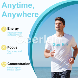 OEM đường miễn phí năng lượng L-theanine bạc hà bổ sung vitamin B6 B12 nootropic năng lượng và tập trung nhai kẹo cao su - Product Image 2