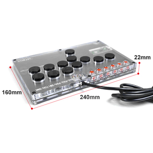 Mini Hitbox Arcade Game <strong>Controller</strong> <strong>Raspberry</strong> <strong>Pi</strong> Chip Buttons Fight Stick Switch Compatible PC/Xbox360/<strong>PS3</strong>/PS4/Switch/Android - Product Image 6