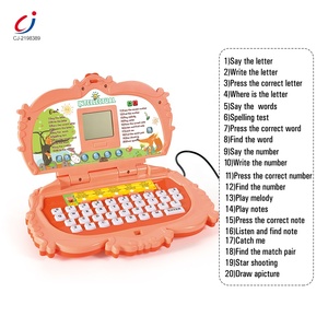 Chengji Kinder Laptop Bildungs computer Englisch Studie Spielzeug 20 Funktionen Musik Licht Baby intelligente Lernmaschinen für Kinder - Product Image 2