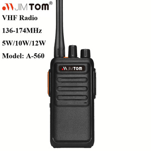 2025 Bán Chạy nhất 5W/10W/12W công suất cao Walkie Talkie tầm xa 10km <span class=keywords><strong>jimtom</strong></span> A-560 cầm tay VHF đài phát thanh dài khoảng cách ham đài phát thanh - Product Image 1