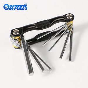 Qixin OEM <strong>8PC</strong> Bicycle Tool Set Hexagon Spanner Folding Tools <strong>Hex</strong> <strong>Key</strong> Wrench Metric Allen <strong>Key</strong> Set - Product Image 5