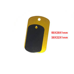 ป้ายชื่อสุนัขทำจากอะลูมิเนียมอัลลอยสีเขียวออกแบบโลโก้ได้ตามต้องการ - Product Image 3