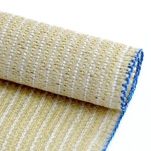 Werkseitige Lieferung jungfräuliches HDPE mit UV-Schatten-Netz rolle beige Farbe Sonnenschutz netz