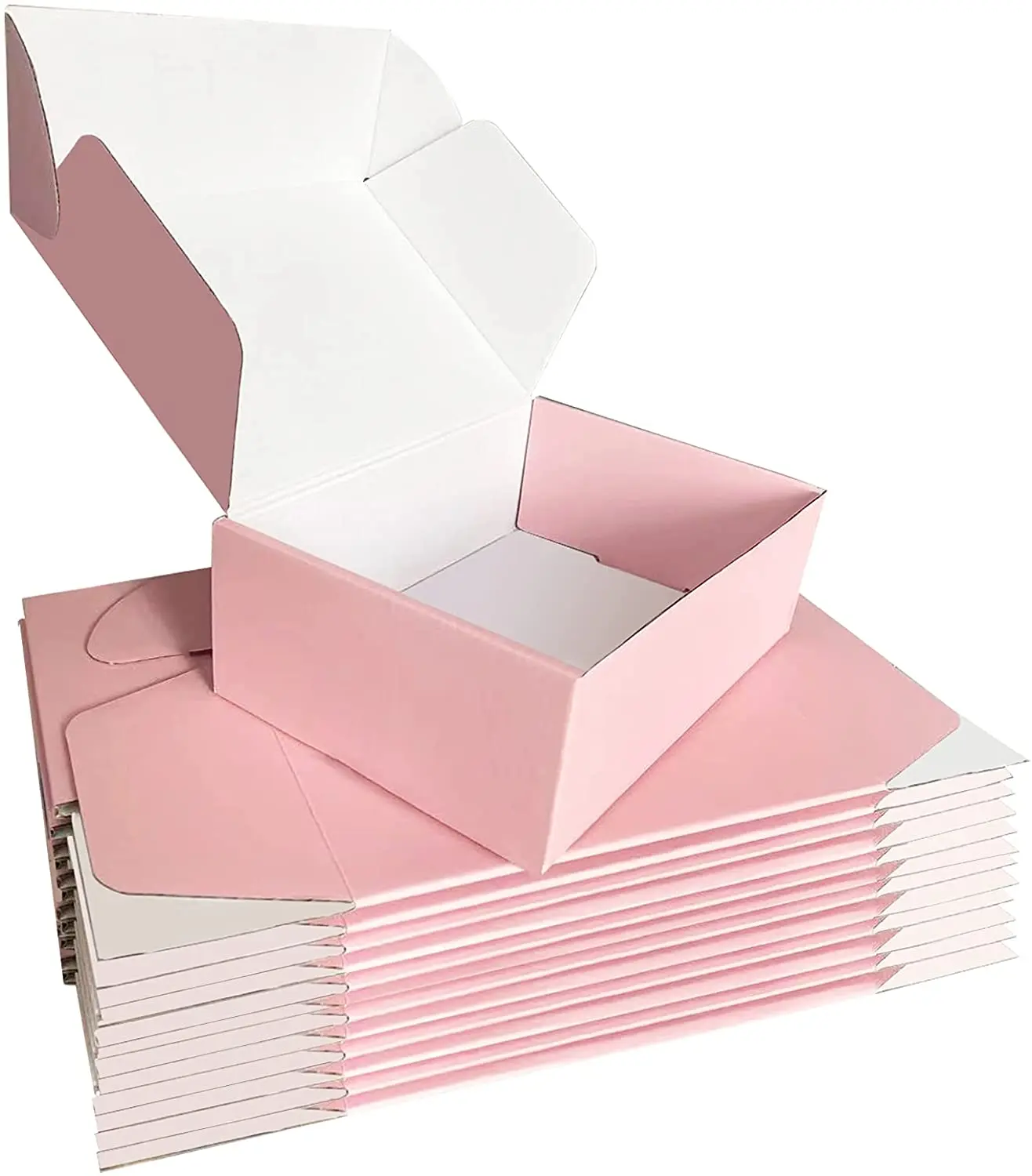 กล่องกระดาษลูกฟูกสำหรับส่งจดหมายกล่องของขวัญดีไซน์ล่าสุดตามสั่ง