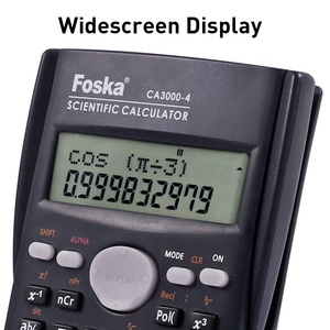FOSKA calcolatrice matematica 2 linee di ingegneria calcolatrici scientifiche grande Display studente insegnante funzione calcolatrice produttore - Product Image 5