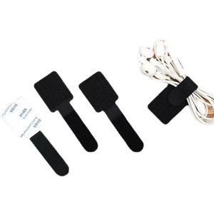Factory Support Customized Colorful Nylon <strong>Hook</strong> <strong>and</strong> <strong>Loop</strong> with Sticky Glue Adhesive Back to Back Cable Tie - Product Image 1