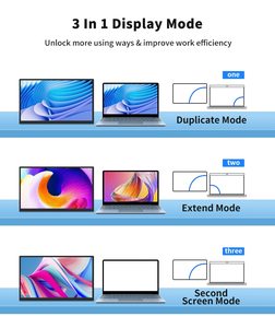 15.6インチポータブルモニターUSBタイプC 60Hz IPSパネルディスプレイスイッチ用ラップトップ電話ミニPC - Product Image 4