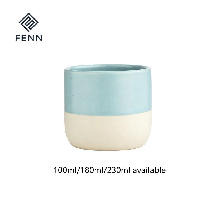 Blue-Glossy glaze with spot