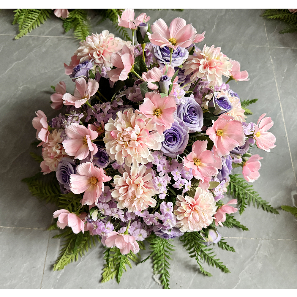 Violet et rose