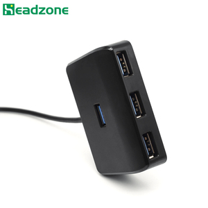 Masaüstü Laptop için Headzone USB 3.0 Hub kare tasarım çok Port genişletici güç adaptörü USB C arayüzü veri Splitter yatak odası - Product Image 4
