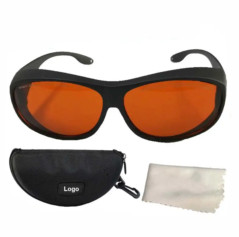En207 590-690nm Laserbril Anti-Rood Licht Laserbril 632nm Hij-Ne Laser Beschermende Bril Ansi Z136
