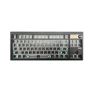 Hot-Swappable <strong>Keyboard</strong> Kit GMK87 Gaming Mechanical <strong>Keyboard</strong> With Knob VIA-Programmable BT/2.4Ghz/ Type-C RGB Backlit - Product Image 2