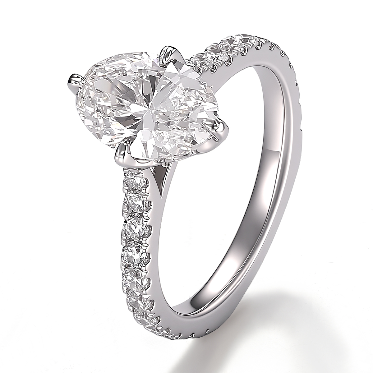 แหวนเพชรแล็บทองแท้ 18K