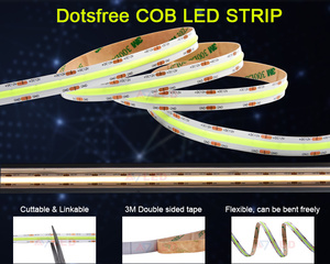 แถบไฟ Led สีแดงริบบิ้นหลากสี12V 24 Volt Ip67,แถบไฟ Led Cob Rgb ที่สามารถลอกออกได้กันน้ำได้สำหรับห้องในบ้าน