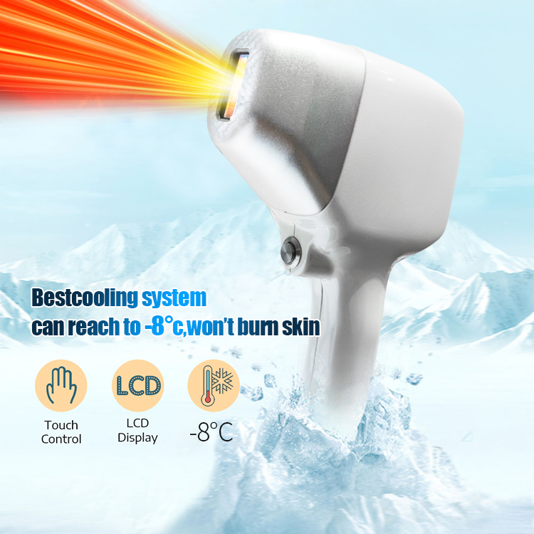 Diode laser hair removalhandle