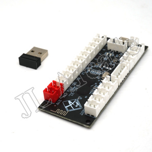 Нулевая задержка аркадная Кнопка джойстика контроллер DIY Kit USB и беспроводной кодировщик для ПК и т. д.-для монетоприемника аркадных игр - Product Image 6
