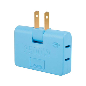 Enchufe de extensión 3 en 1, Mini adaptador de salida inalámbrico Delgado, convertidor de enchufe giratorio práctico - Product Image 1