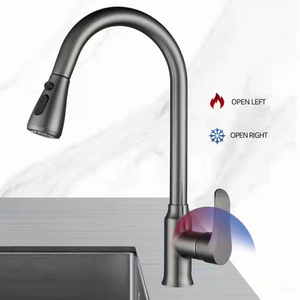 <strong>4</strong> New Design Water Gray Plating Brass <strong>Faucet</strong> Kitchen <strong>Sink</strong> <strong>Faucet</strong> With Pull Down Sprayer Brass Kitchen <strong>Sink</strong> <strong>Faucet</strong>
