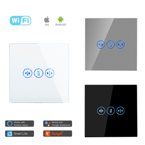 Touchmi intelligente interruttore a tenda all'ingrosso per uso domestico per il controllo remoto App Tuya WiFi materiale di vetro di rete Bluetooth 250V Max.
