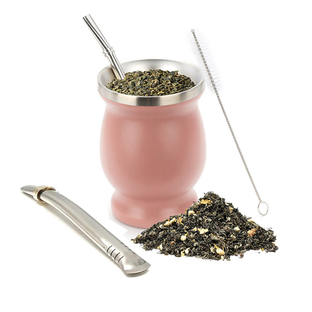 Rose + Paille Cuillère + Brosse