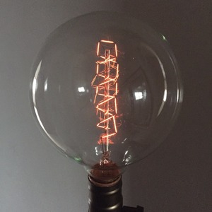 G125 בציר edison אור e27 60w dmable גלובוס סגנון מרובע לולאה רטרו נימה אור
