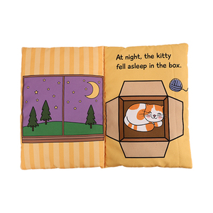 Unisex morbido cuscino libro giocattoli educativi per 2-4 anni per la lettura e l'apprendimento del libro di storie - Product Image 5