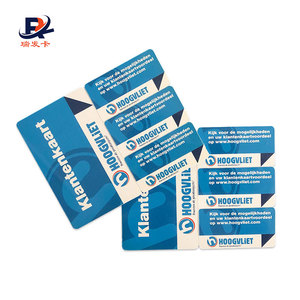 Tùy chỉnh in offset CR80 ba mini thẻ chìa khóa/Ba lên tiêu chuẩn nhựa Key tag Combo Thẻ PVC - Product Image 5