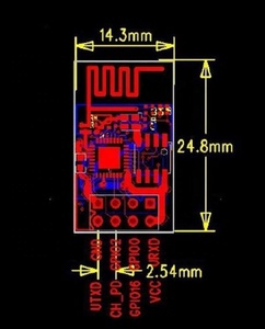 ESP8266 ESP-01 Serielle Drahtlose WIFI Modul Transceiver Empfänger